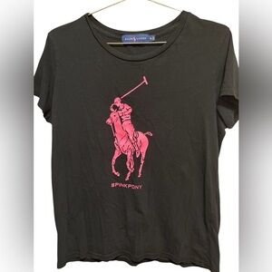 Ralph Lauren‎ womens size XL PINK PONY  tee